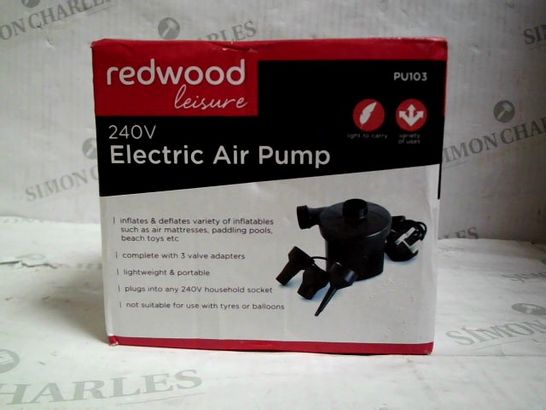 REDWOOD ELECTRIC AIR PUMP