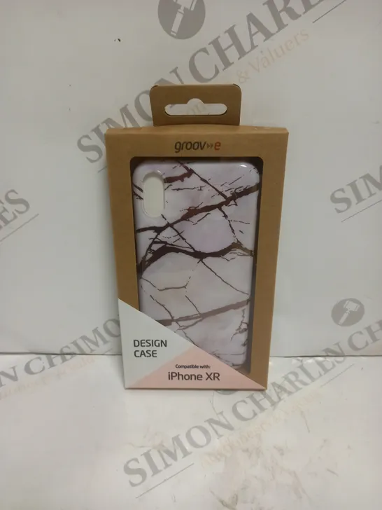 BOX OF 100 BRAND NEW BOXED GROOV-E IPHONE XR MARBLE DESIGN PHONE CASES 