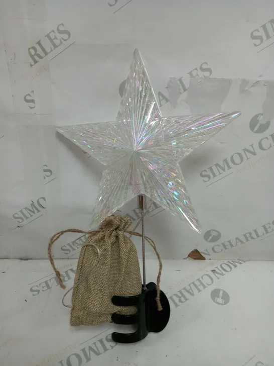 BOXED LIGHT UP TREE TOPPING STAR