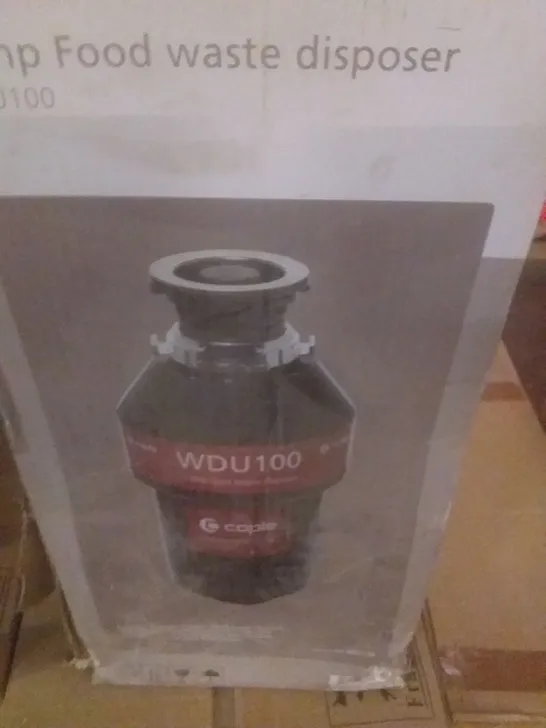 BOXED CAPLE 1.0HP FOOD WASTE DISPOSER WDU100