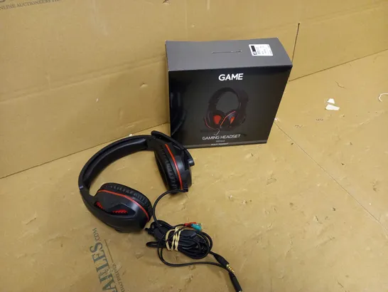 BOXED GAME BLACK/RED HEADSET