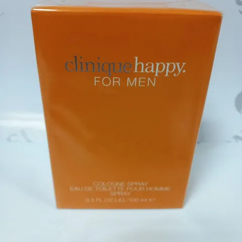 BOXED AND SEALED CLINIQUE HAPPY FOR MEN EAU DE TOILETTE 100ML