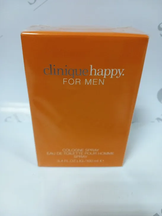 BOXED AND SEALED CLINIQUE HAPPY FOR MEN EAU DE TOILETTE 100ML