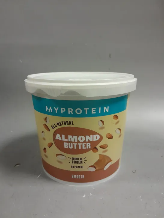 SEALED MYPROTEIN ALL-NATURAL ALMOND BUTTER - SMOOTH - 1KG