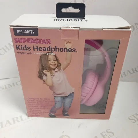 BOXED MAJORITY SUPERSTAR KIDS HEADPHONES 