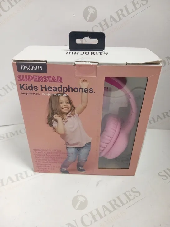 BOXED MAJORITY SUPERSTAR KIDS HEADPHONES 