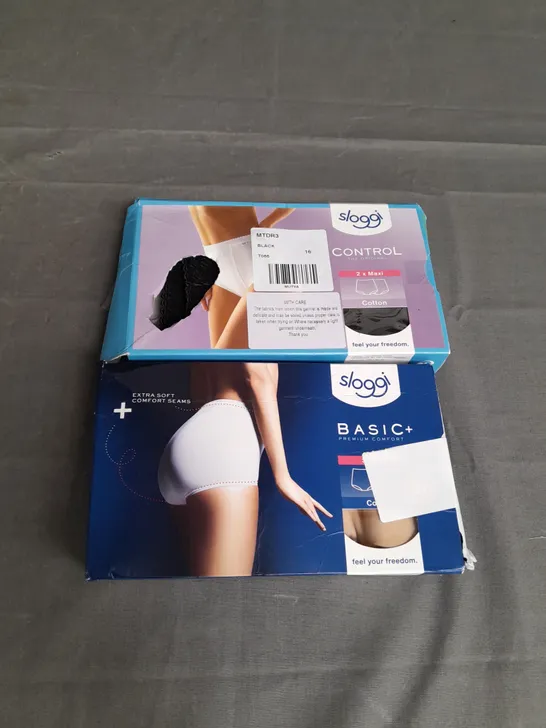 SLOGGI X3 WOMENS UNDERWEAR INCLUDING CONTROL AND BASIC+ SIZE 16