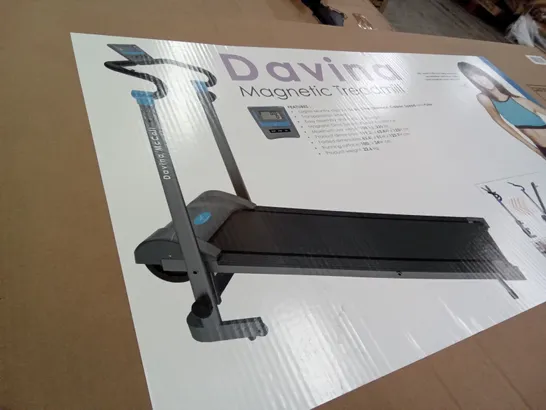 DAVINA FITNESS MAGNETIC WALKING MANUAL TREADMILL