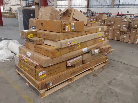 LARGE PALLET OF ASSORTED FURNITURE PARTS/CONSUMER PRODUCTS 