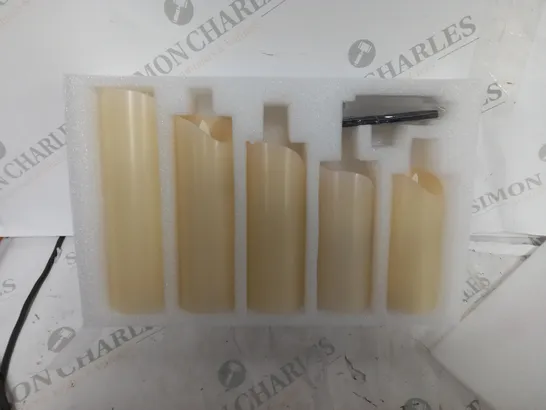 ELEGANT FLAMELESS REAL WAX CANDLES