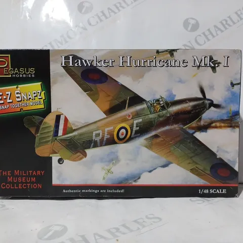 boxed PEGASUS HOBBIES HAWKER HURRICANE MK. I 1:48 SCALE MODEL