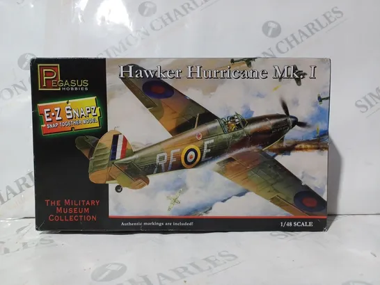 boxed PEGASUS HOBBIES HAWKER HURRICANE MK. I 1:48 SCALE MODEL