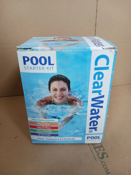 CLEAR WATER POOL STARTER KIT RRP £29.99