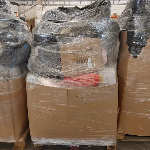 PALLET OF ASSORTED BEDROOM AND COMFORT BASED PRODUCTS TO INCLUDE; PILLOWS, SUPPORT SEAT CUSHIONS AND SIMILARLY RELATED GOODS
