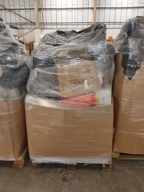 PALLET OF ASSORTED BEDROOM AND COMFORT BASED PRODUCTS TO INCLUDE; PILLOWS, SUPPORT SEAT CUSHIONS AND SIMILARLY RELATED GOODS