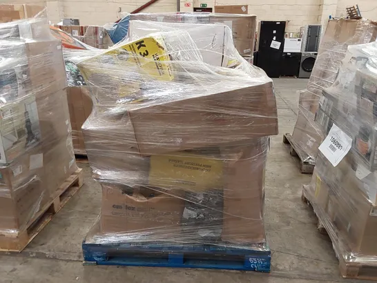 PALLET OF APPROXIMATELY 17 UNPROCESSED RAW RETURN HOUSEHOLD AND ELECTRICAL GOODS TO INCLUDE;