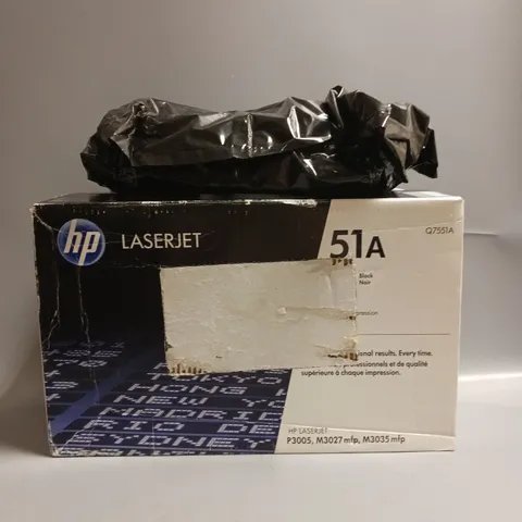 SEALED BOXED HP LASERJET P3005 INK CARTRIDGE IN BLACK NOIR