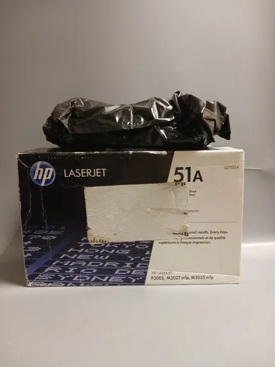 SEALED BOXED HP LASERJET P3005 INK CARTRIDGE IN BLACK NOIR