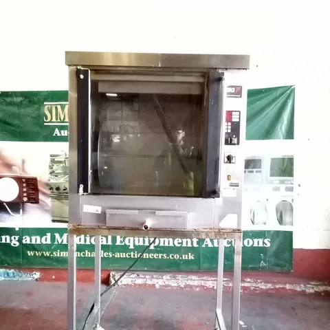 COMMERCIAL BKI SINGLE ROTISSERIE OVEN 