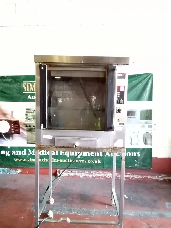 COMMERCIAL BKI SINGLE ROTISSERIE OVEN 