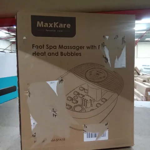 BOXED MAXKARE FOOT SPA MASSAGER 