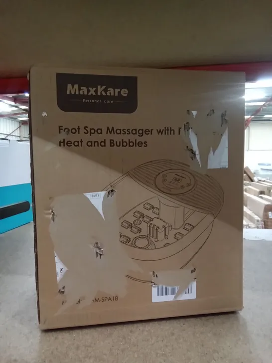 BOXED MAXKARE FOOT SPA MASSAGER 