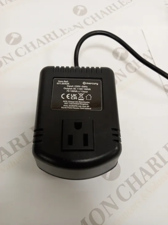 MERCURY 100W, 240-110V STEP DOWN VOLTAGE CONVERTER -  651.004UK