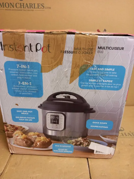 INSTANT POT DUO SMART PRESSURE COOKER