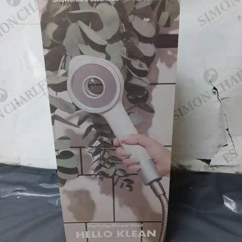 BOXED HELLO KLEAN PURIFYING SHOWER HEAD