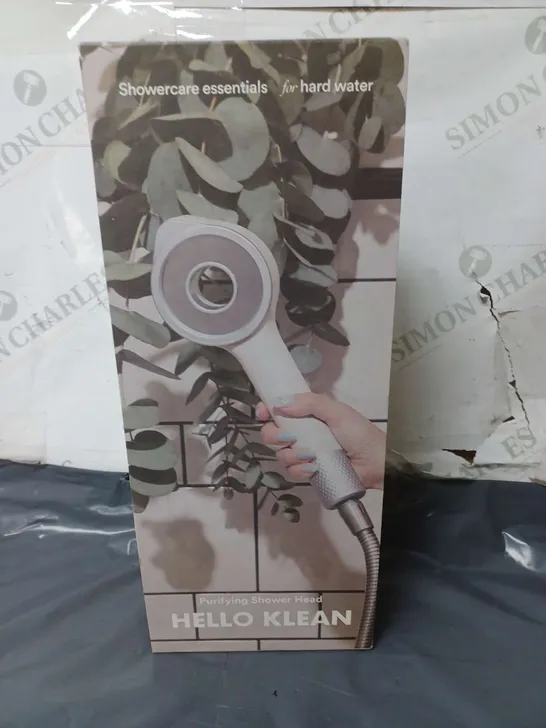 BOXED HELLO KLEAN PURIFYING SHOWER HEAD