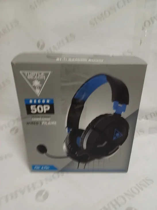 TURTLE BEACH RECON 50P WIRED GAMING HEADSET FOR PLAYSTATION 4 & 5