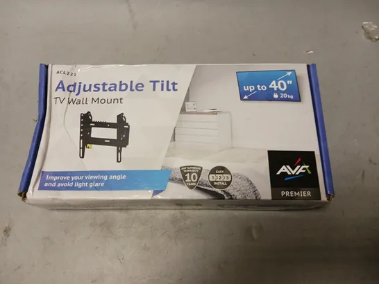 AVF ADJUSTABLE TILT TV WALL MOUNT 