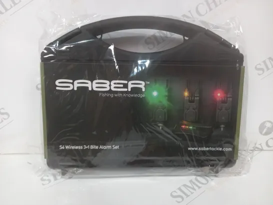 SABER S4 WIRELESS 3+1 BITE ALARM SET