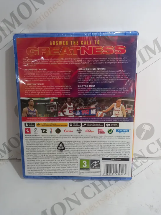 BOXED CELLOPHANE WRAPPED NBA 2K23 FOR PS5 