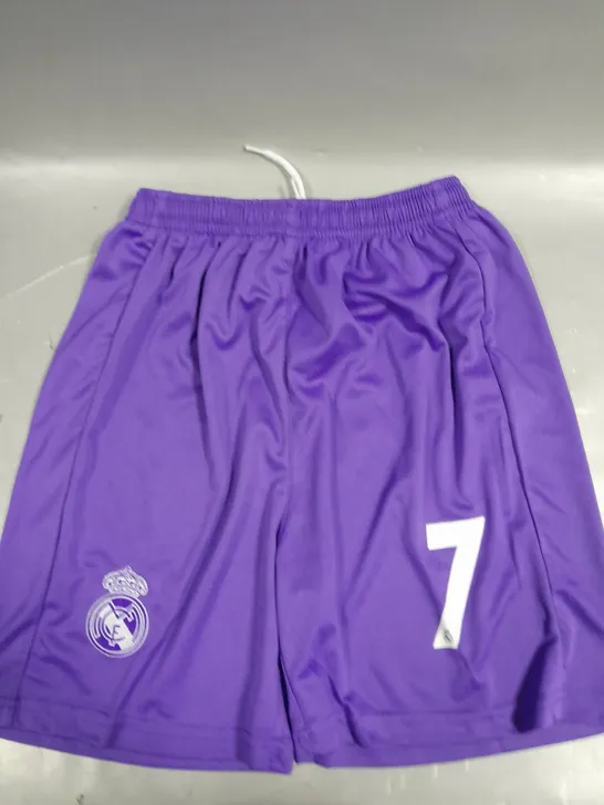 REAL MADRID CHILDRENS JERSEY SHORTS - 24