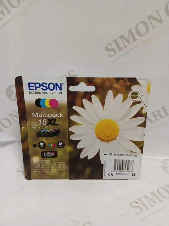 SEALED EPSON 18XL MULTIPACK OF PRINTER INK 