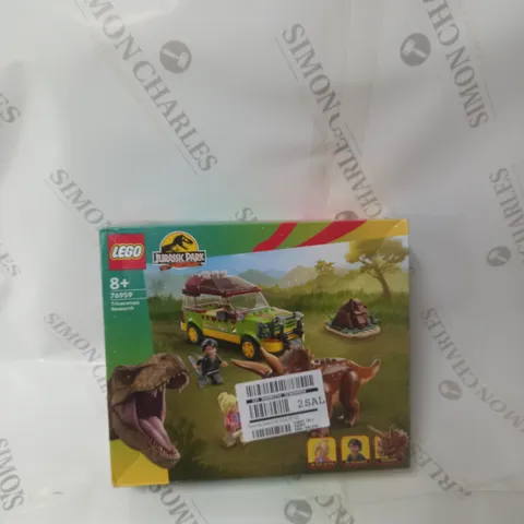 BOXED LEGO JURASSIC PARK TRICERATOPS RESEARCH - 76659