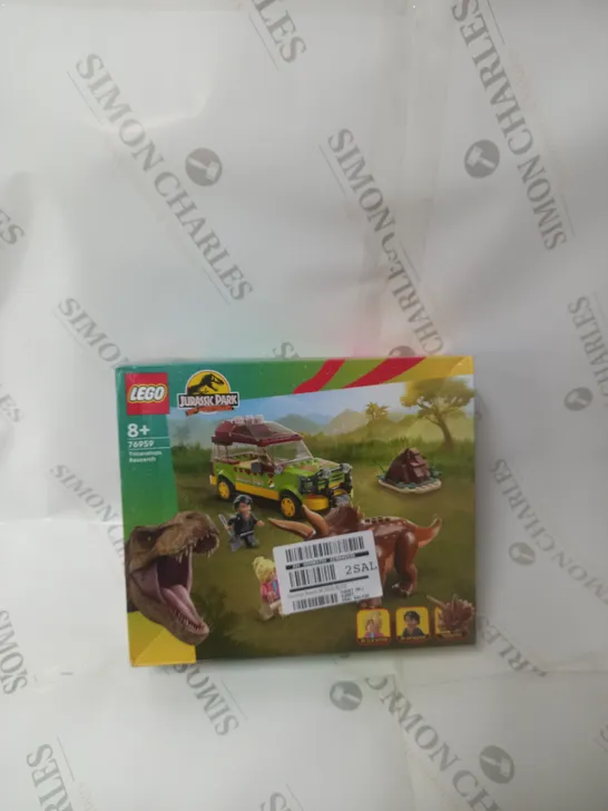 BOXED LEGO JURASSIC PARK TRICERATOPS RESEARCH - 76659 RRP £46.99