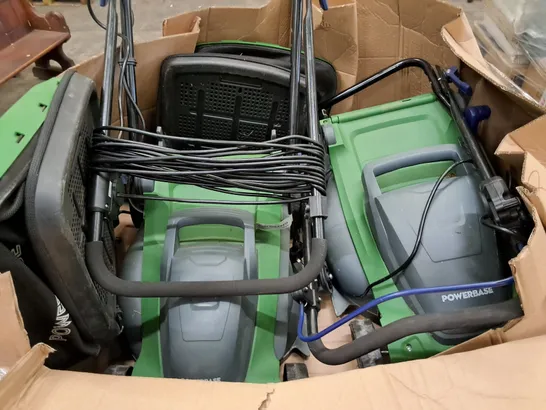 PALLET CONTAINING APPROXIMATELY 8 POWERBASE LAWNMOWERS