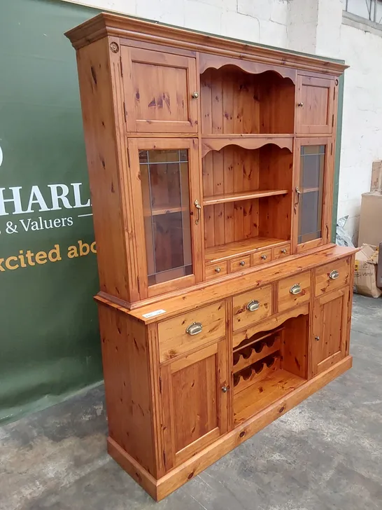 DESIGNER LARGE SOLID PINE WELSH DRESSER UNIT