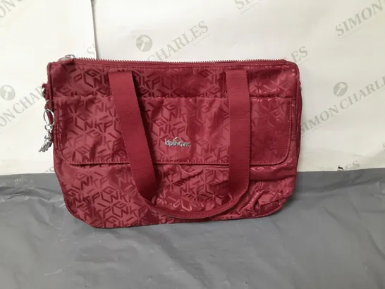 KIPLING LADIES RED HANDBAG