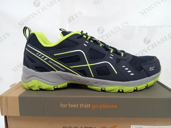 BOXED PAIR OF REGATTA ISOTEX WATERPROOF BREATHABLE TRAINERS - UK 11