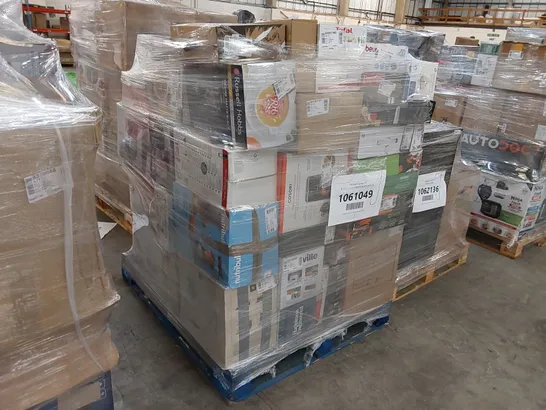 PALLET OF APPROXIMATELY 64 UNPROCESSED RAW RETURN HOUSEHOLD AND ELECTRICAL GOODS TO INCLUDE;