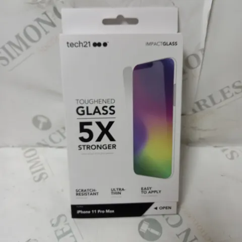 BOX OF IPHONE 11 PRO MAX GLASS SCREEN PROTECTORS 