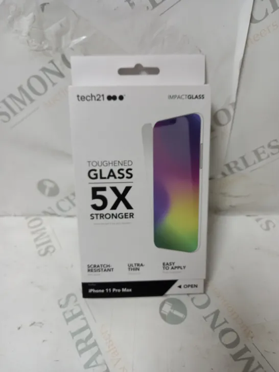 BOX OF IPHONE 11 PRO MAX GLASS SCREEN PROTECTORS 