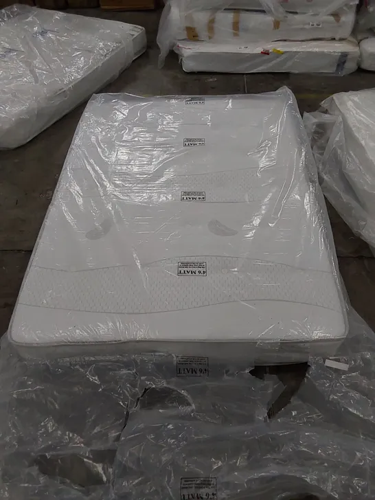 QUALITY BAGGED 4FT6 MEMORY COIL MATTRESS