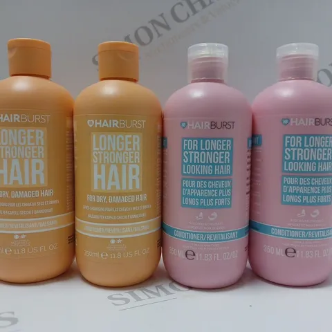 BOX OF 4 X 350ML ASSORTED HAIR BURST CONDITIONERS