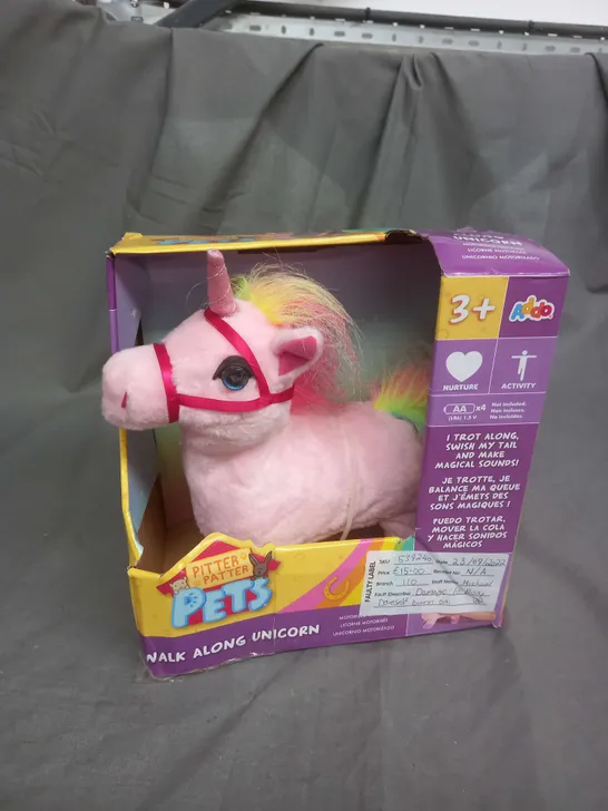 PITTER PATTER PETS - WALK ALONG UNICORN