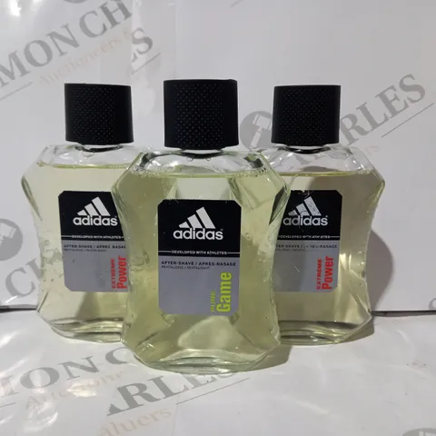 ADIDAS SET OF 3 AFTERSHAVES TO INCLUDE EXTREME POWER AND PURE GAME