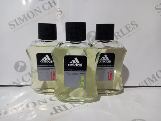 ADIDAS SET OF 3 AFTERSHAVES TO INCLUDE EXTREME POWER AND PURE GAME